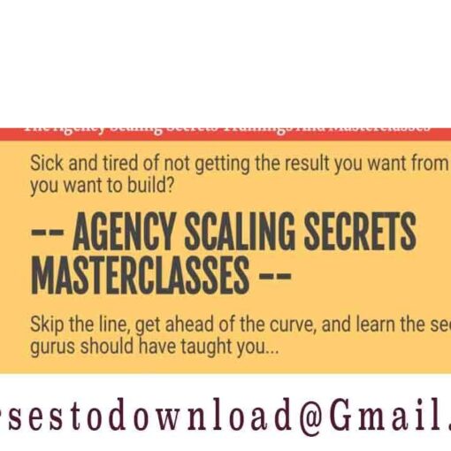 Jeff Miller- The Agency Scaling Secrets Trainings And Masterclasses