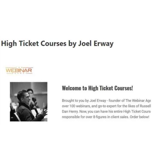 Joel Erway – High Ticket Courses