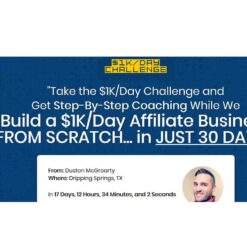 Duston MacGroarty – Build A $1K/Day Affiliate Business Coursestodownload.com
