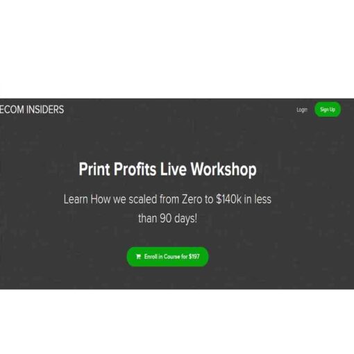 James Beattie - Print Profits Live Workshop