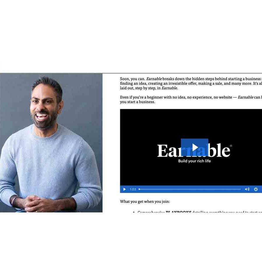 Ramit Sethi – Earnable (I Will Teach You To Be Rich)