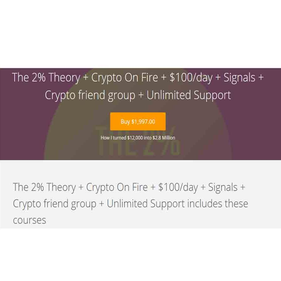 Anna Macko – The 2% Theory + Crypto On Fire + $100/day Download