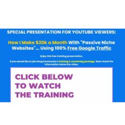 Greg Kononenko - Caffeinated Niche Profits Download