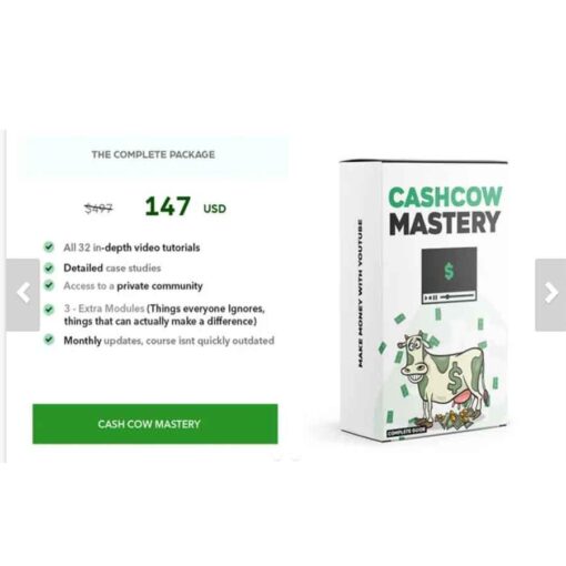 Cash Cow Mastery Full Course Download