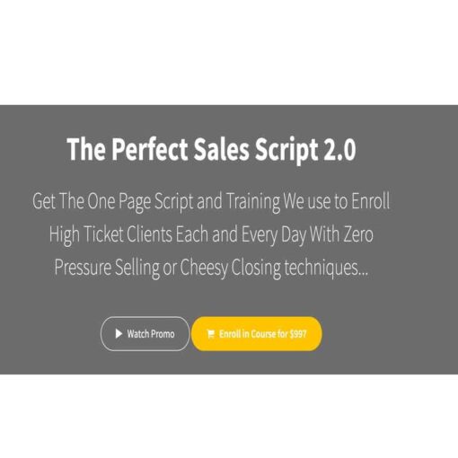 Aaron Fletcher - Sales Script 2.0 Download