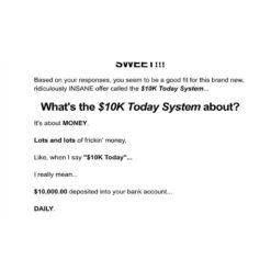 Duston McGroarty – Earn $10K Day in 10 Days or Less Download