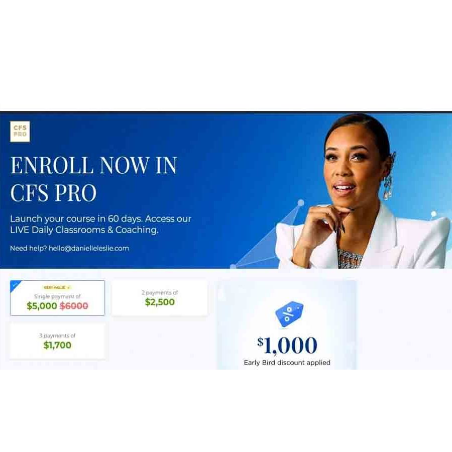 Danielle Leslie – Course From Scratch Pro 2022 Only the course Download