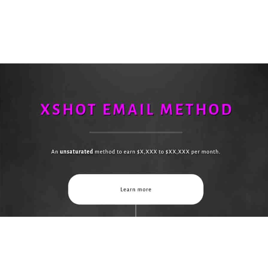 xShot Email Method Course Download