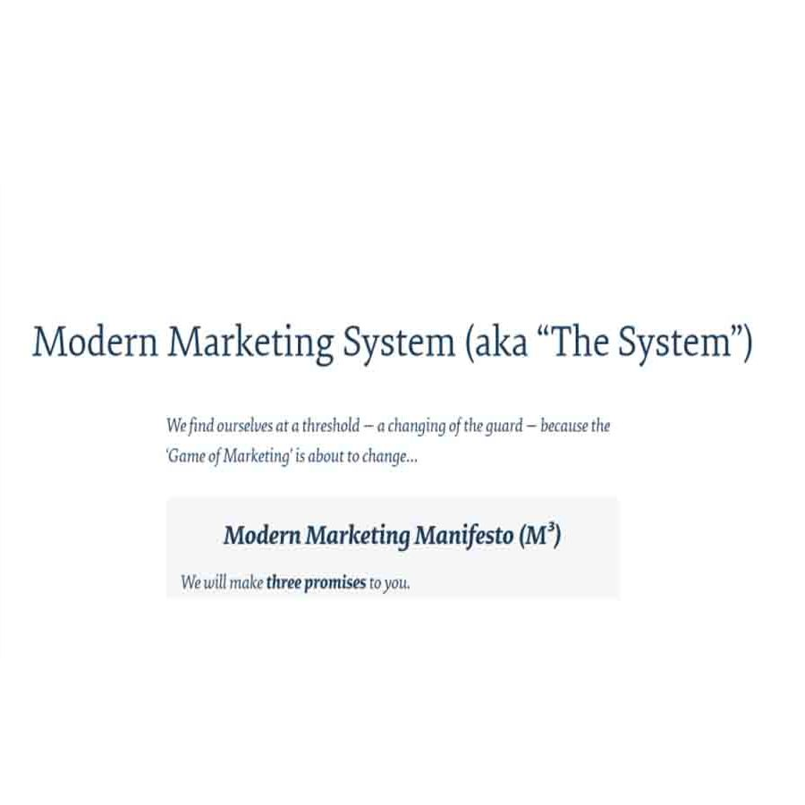 André Chaperon – Modern Marketing System Download