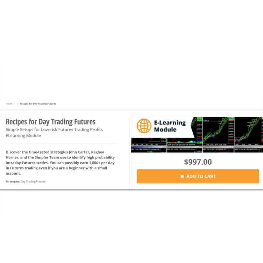 Simpler Trading – Recipes for Day Trading Futures – Raghee Horner Download