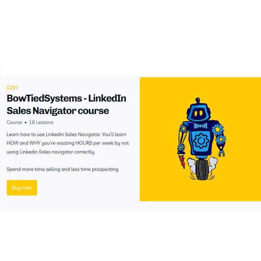 BowTiedSystems - LinkedIn Sales Navigator course Download