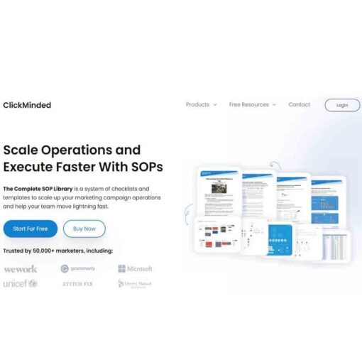ClickMinded - The Complete SOP Library + Any Course Download