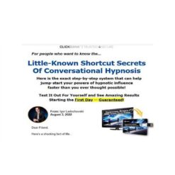 Igor Ledochowski - Hypnotic Influence + Conversational Hypnosis Video Training Crash Course Download