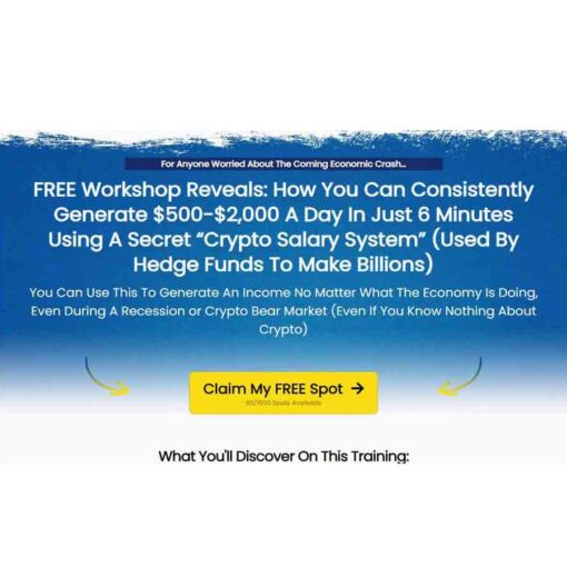 Scott Phillips – Crypto Salary System Download
