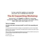 Sam Woods – The AI Copywriting Workshop (Complete Edition) Download