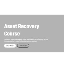 Money Making Juggernaut – Asset Recovery Course Download