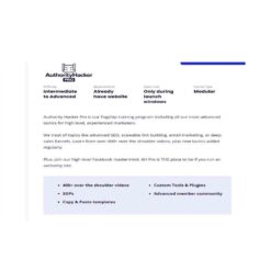 Gael Breton & Mark Webster – Authority Hacker Pro Platinum 2023 (Includes ALL SOPS) + The Authority Site System 3.0 Download