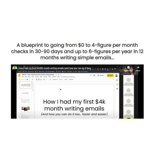 Sean Anthony – Email Side Hustle Coaching Download