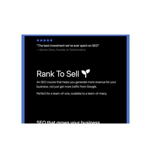 Jordan O’Connor – Rank To Sell Download
