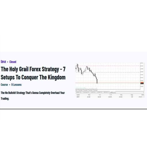 1 Minute Master – The Holy Grail Forex Strategy – 7 Setups To Conquer The Kingdom Download