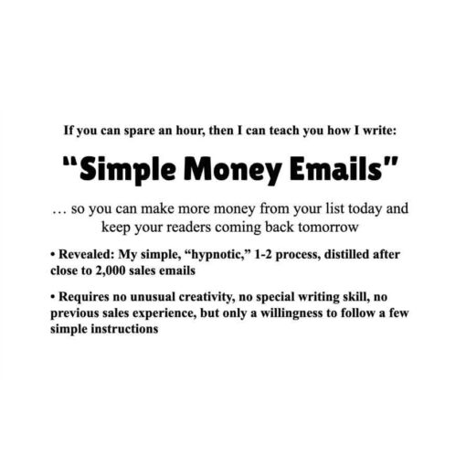 John Bejakovic – Simple Money Email Download