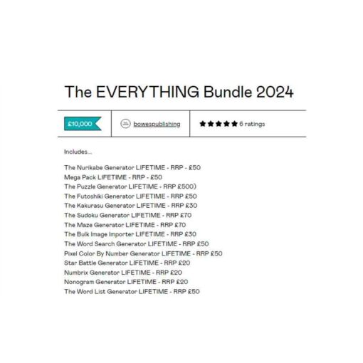 BowesPublishing – The EVERYTHING Bundle 2024 (KDP) Download