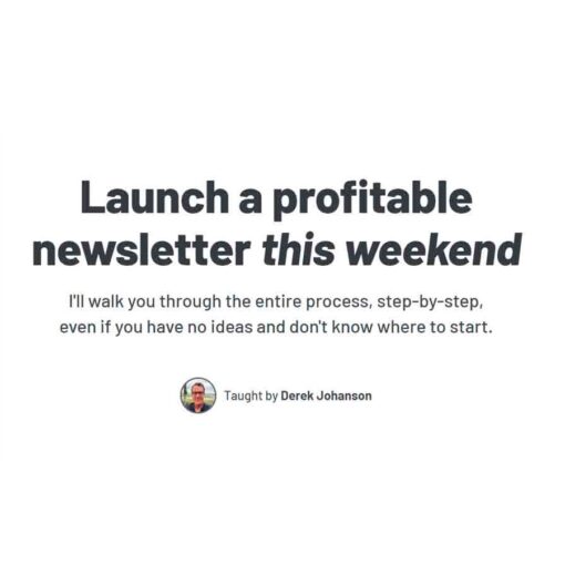 Derek Johanson – Build a Newsletter Download