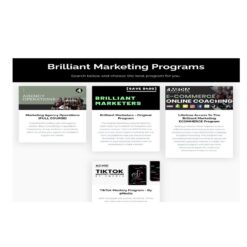 Brilliant Marketers – TikTok Mastery Program Download