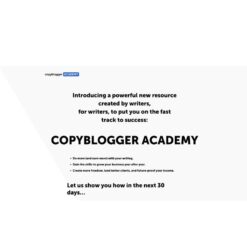 Copyblogger – Copyblogger Academy 2023