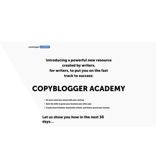 Copyblogger – Copyblogger Academy 2023