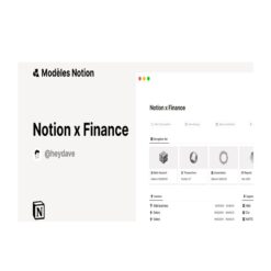 Notion x Finance PRO Download