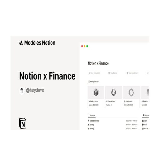 Notion x Finance PRO Download