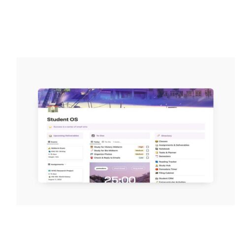 Student OS by Gridfiti [Minimal Edition] Download