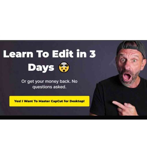 Trevor Jones - Master CapCut in 30 Days - Learn To Edit in 3 Days Download